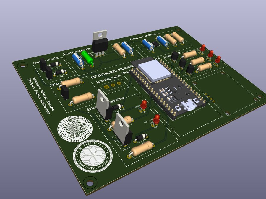 Decentralized Microgrid PCB